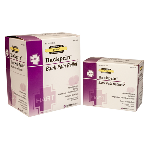 Backprin, Back Pain Relief, HART Industrial Pack