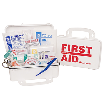 #10 Bulk First Aid Kit, OSHA, HART, poly