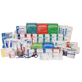 First Aid Station Refill, ANSI 2021 Class A, HART, 4 or 5 shelf, includes medications