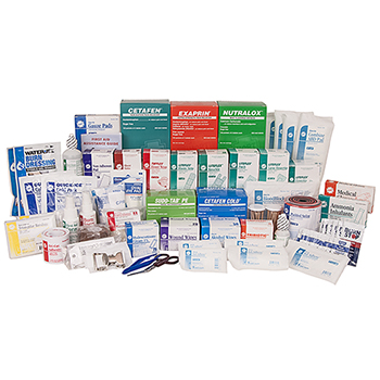 First Aid Station Refill, ANSI 2021, Class B, HART, 4 or 5 shelf, with Meds