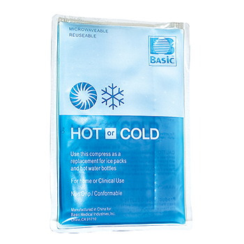 Hot or Cold Gel, Reusable,  Blue, 7" x 10"