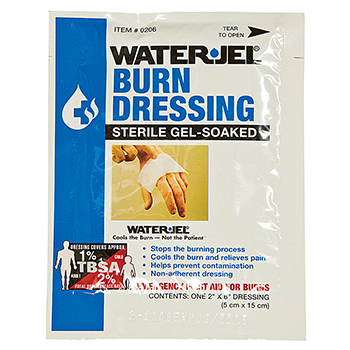 Water-Jel Burn Dressing, sterile, 2" x 6"