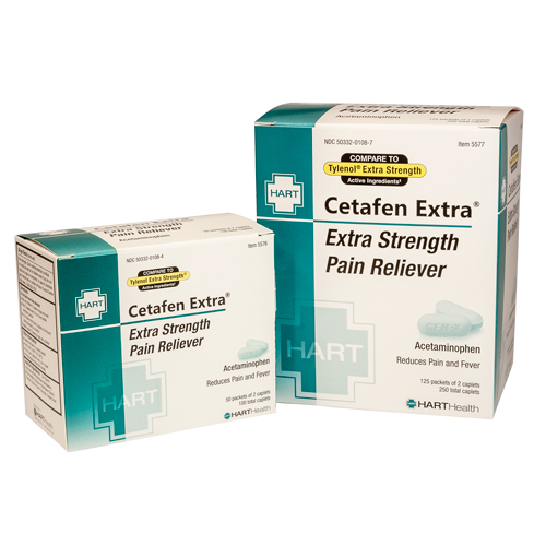 Cetafen Extra, Non-aspirin, HART Industrial Packet