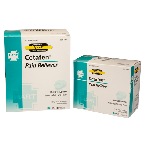 Cetafen, Non-Aspirin Pain Reliever, HART Industrial Pack