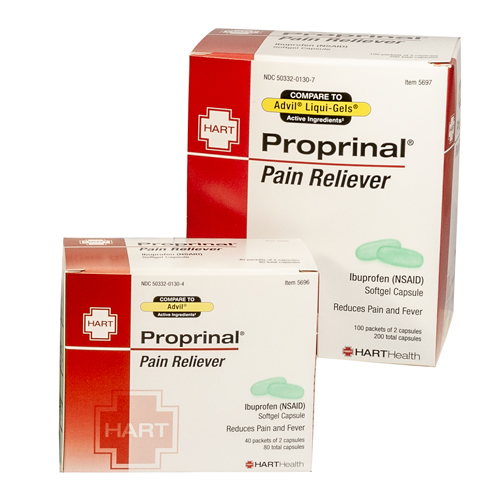 Proprinal Softgel, Pain Reliever, HART Industrial Pack