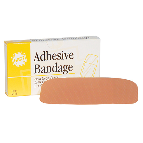Adhesive Bandage, HART, Sheer, 2' x 4-1/2', 6/unit