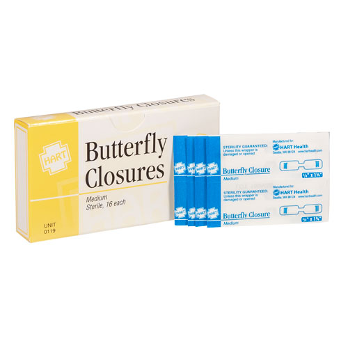 Butterfly Closures, HART, Medium, 16/unit