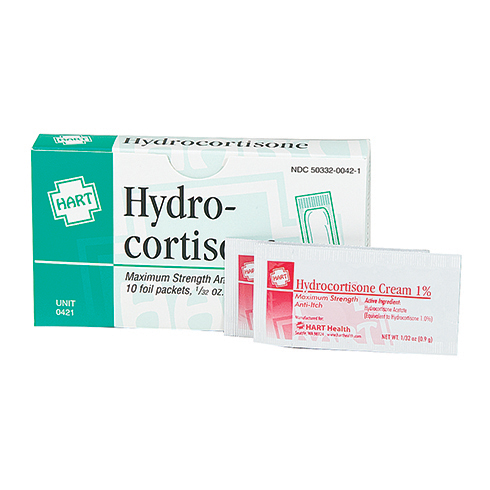 Hydrocortisone Cream, HART, .9gm, 10/unit