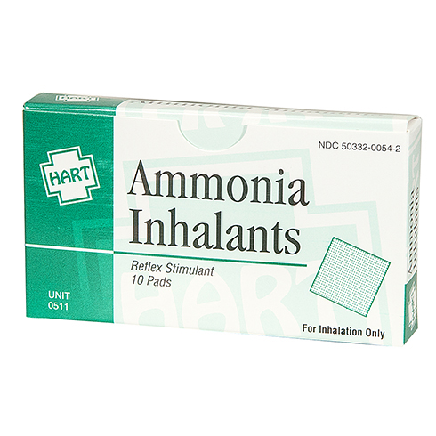 Ammonia Inhalants, HART, Pads, 10/unit