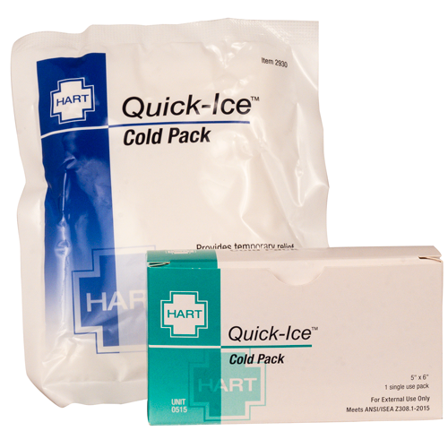 HART QUICK-ICE COLD PACK Kit Size, 5" x 6", each