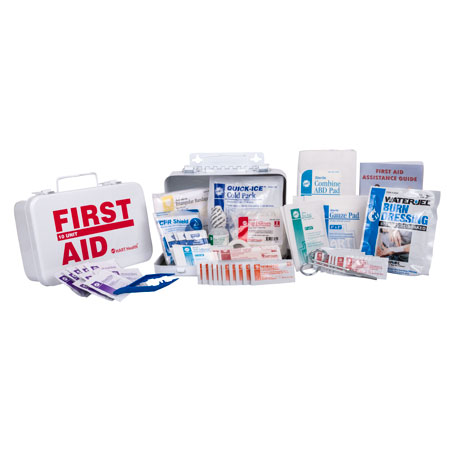 #10 Bulk First Aid Kit, ANSI Class A, HART, metal