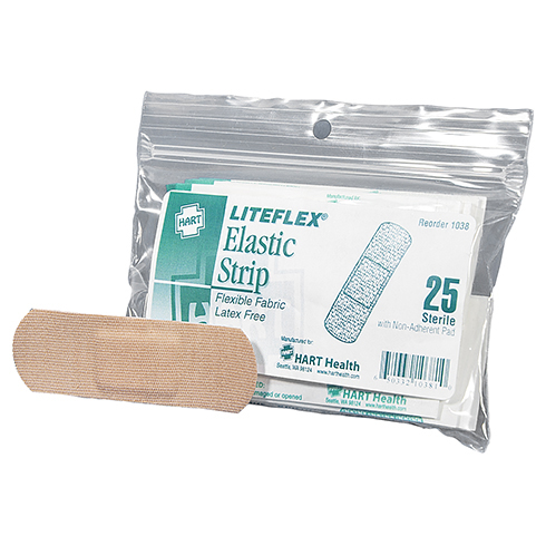 LITEFLEX Elastic Strip, HART, elastic cloth, 25 per bag