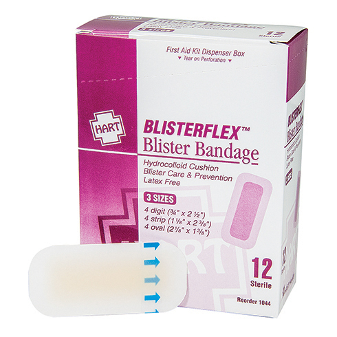 BLISTERFLEX Blister Bandage, HART, three sizes, 12 per box