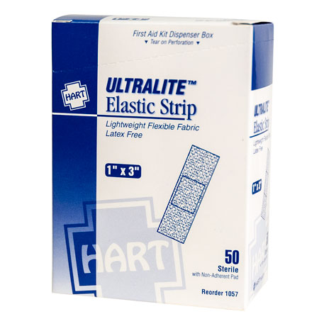 ULTRALITE Elastic Strip, HART, lightweight elastic woven cloth, 50 per box