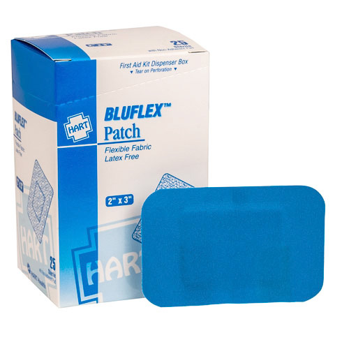 BLUFLEX Patch, HART, blue,  25 per box