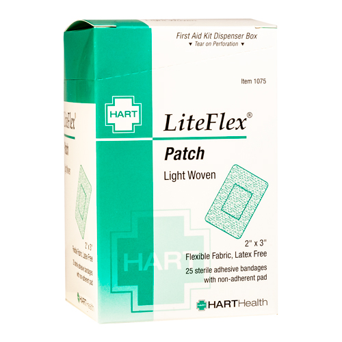 LiteFlex Patch, HART, elastic cloth, 25 per box