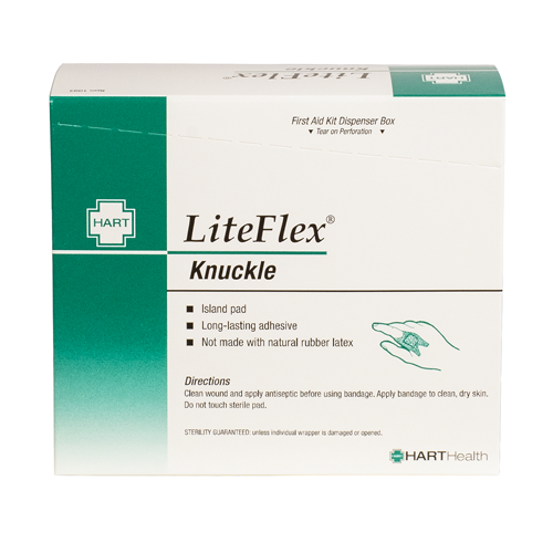 LiteFlex Knuckle, HART, elastic cloth, 100 per box