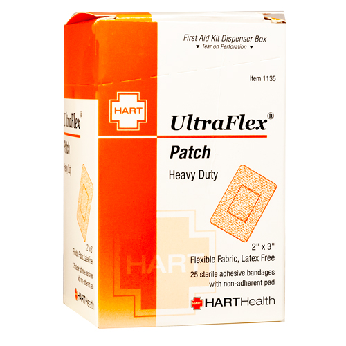 ULTRAFLEX Patch, HART, heavy woven elastic, 25 per box