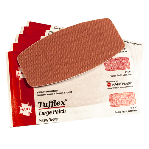 TUFFLEX Large Patch, HART, heavy woven elastic cloth, 2' x 4', 1000 per case
