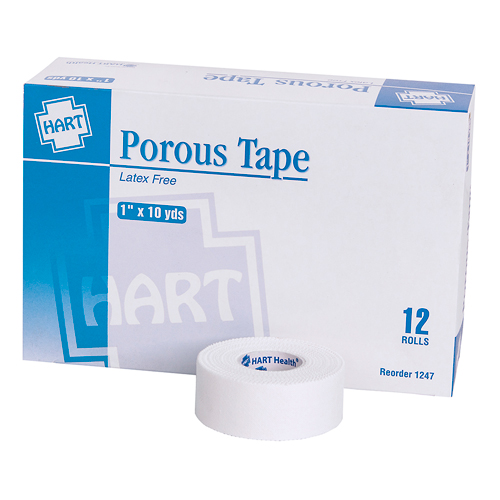 Porous Tape, HART, 1' x 10 yards, 12 per box