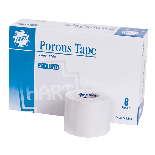 Porous Tape, HART, 2" x 10 yards, 6 per box