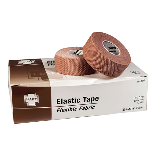 Elastic Tape, HART, 1", latex-free, 12 per box