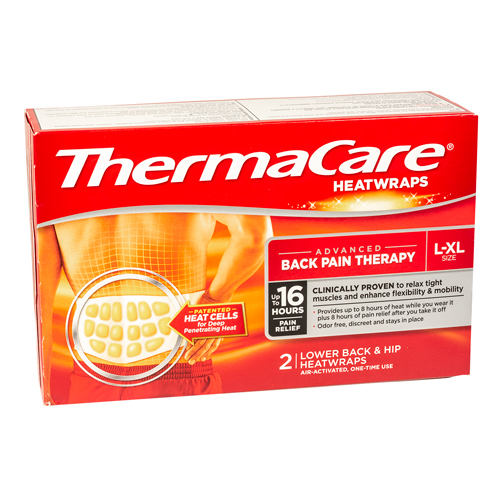 ThermaCare, lower back and hip, 2 per box