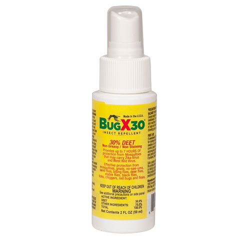 BugX 30, insect repellent, 2 oz pump