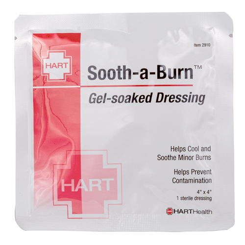 Sooth-a-Burn Dressing, gel soaked, Sterile, 4 x 4
