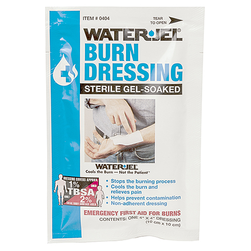 Water-Jel Burn Dressing, Sterile, 4x4'