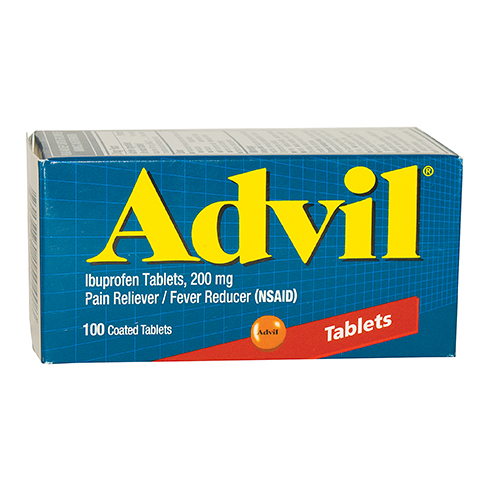 Advil, Ibuprofen 200 mg, 100 per bottle