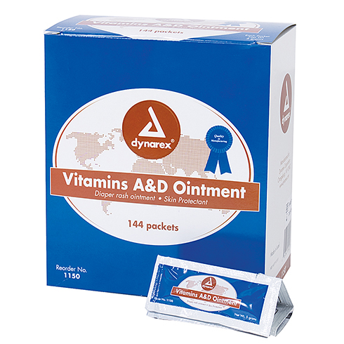 A & D Ointment, Dynarex, 5 gm packets, 144 per box