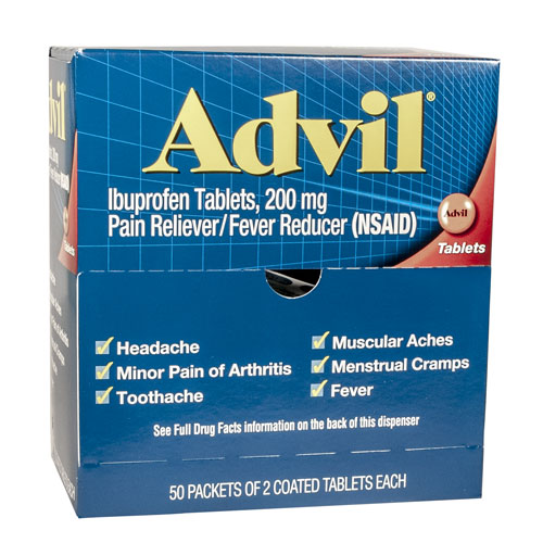Advil, Industrial Pack, 50/2's box   