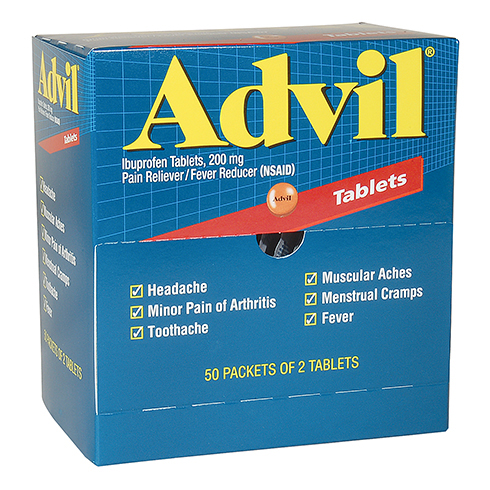Advil, Industrial Pack, 50/2's box