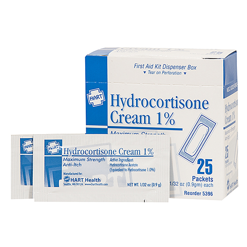 Hydrocortisone Cream 1%, HART, 25 per box