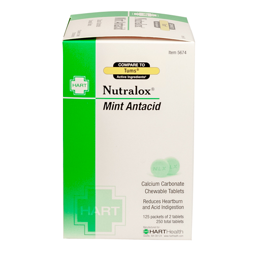 Nutralox, mint antacid, HART industrial pack