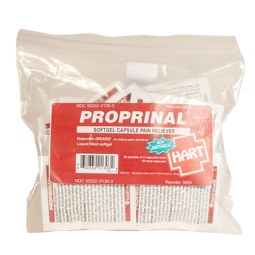 PROPRINAL Softgel, HART, pain-reliever, 20/2's per bag
