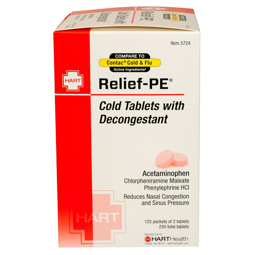 Relief-PE, Cold Caplets, HART Industrial Pack