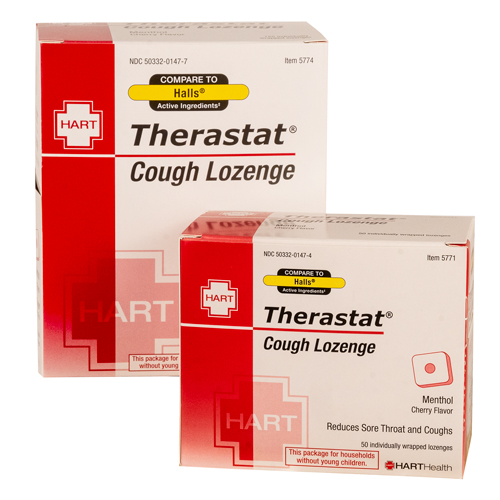 Therastat Cough Lozenges, Cherry, Compare to Halls