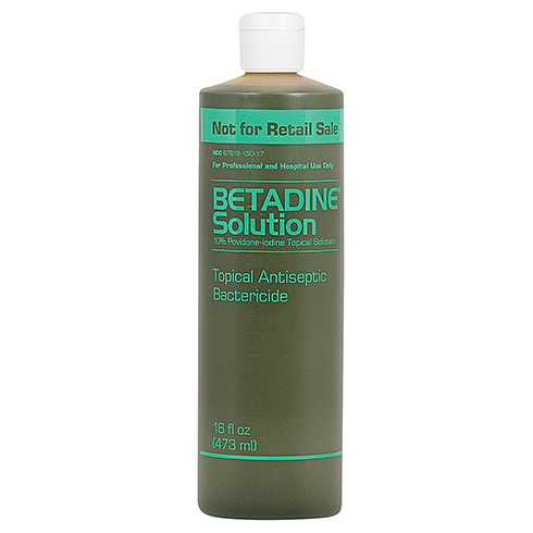 Betadine Solution, 16 oz bottle