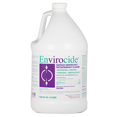 Envirocide, surface disinfectant, 1 gallon bottle