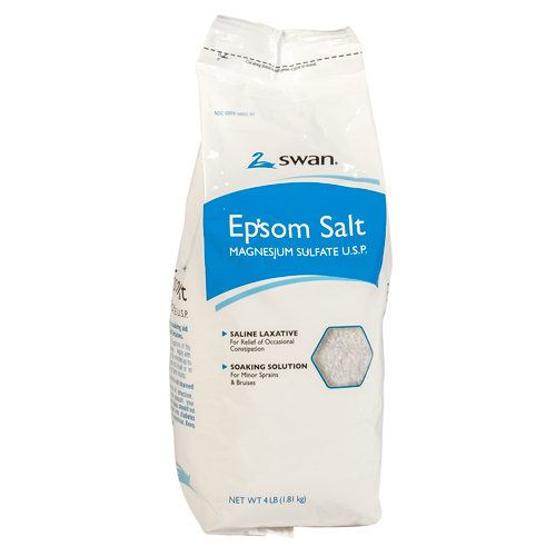 Epsom Salts, SWAN, 4 lb bag