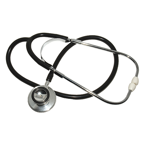 Stethoscope, Dual Head, 24', Black