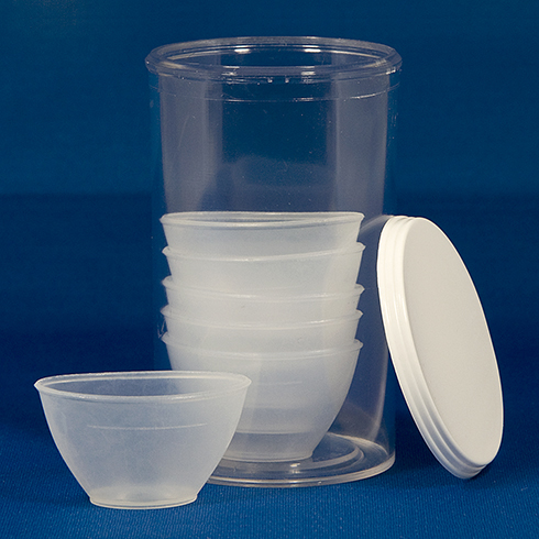 Eye Cups, non-sterile, plastic, 6 per vial
