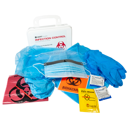Infection Control Kit w/CPR, HART, poly box