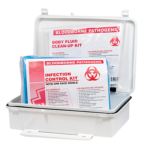 Infection Control & Clean-up Kit, HART, poly box