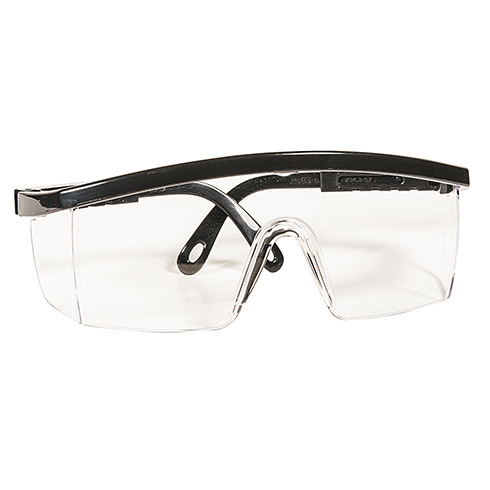 Safety Glasses, Integra, antifog, black/clear, each