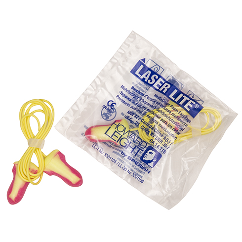 Laser Lite, ear plugs, NRR32, with cords, 100 pair box